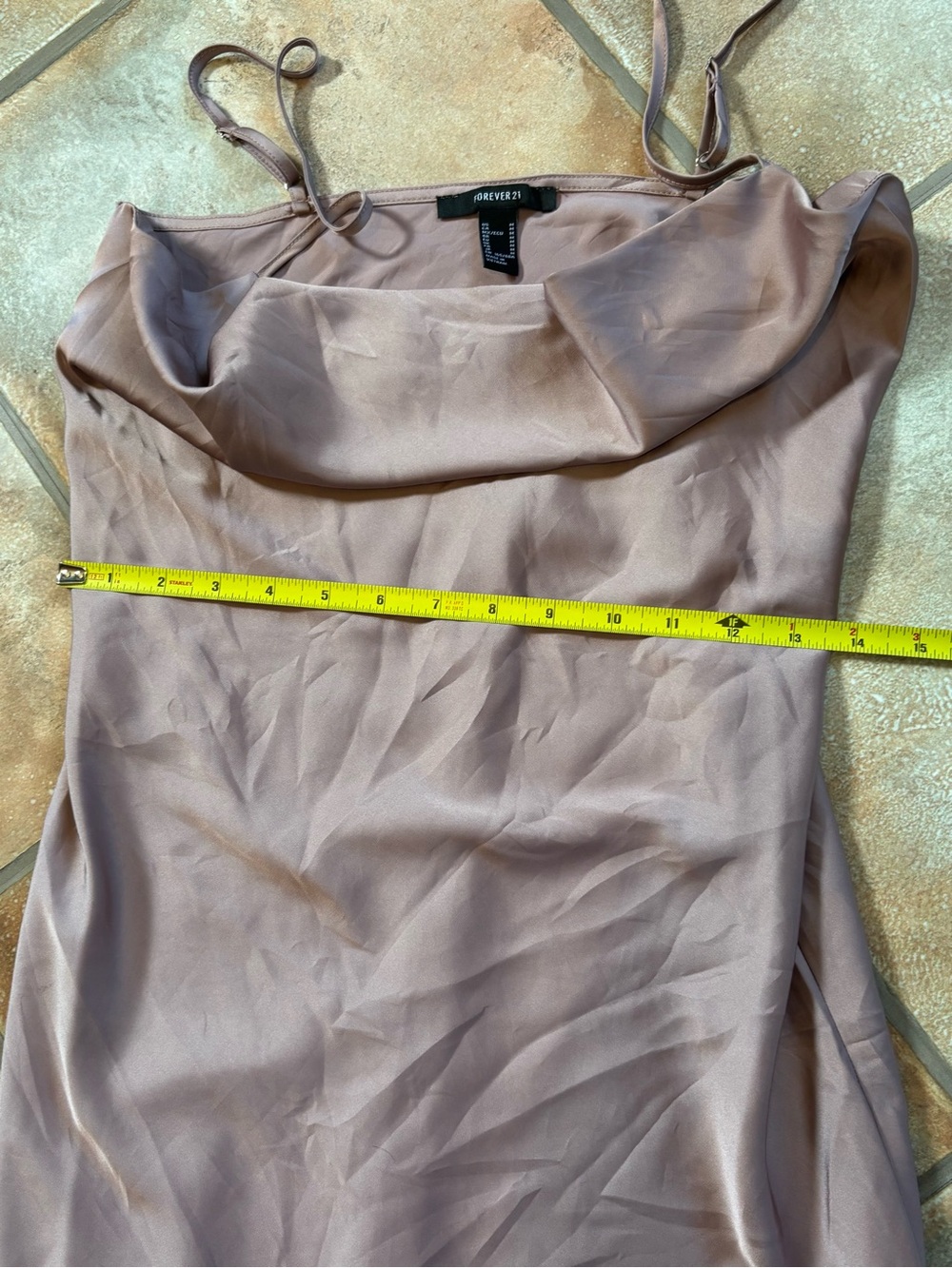 Forever 21 Satin Asymmetrical Slip Dress - Picture 8 of 8